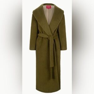 STAUD Deep Olive Trench Coat- NWT